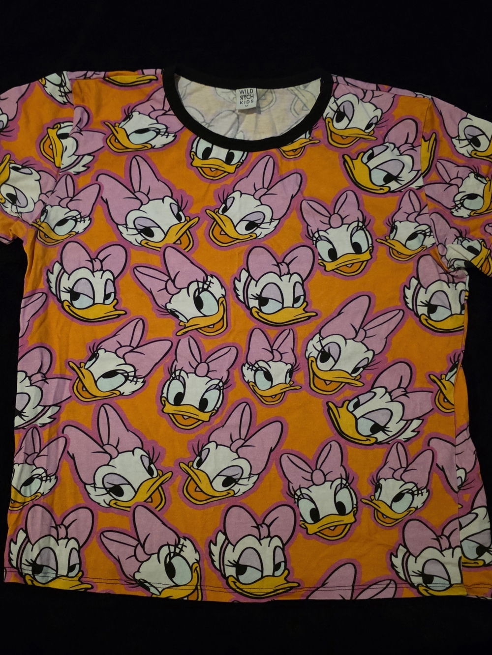 Daisy Print Short Sleeve Adult Tee